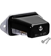 PerfecTech Universal LED License Plate Light, Waterproof 12V/24V DC License Tag Light License Pla...