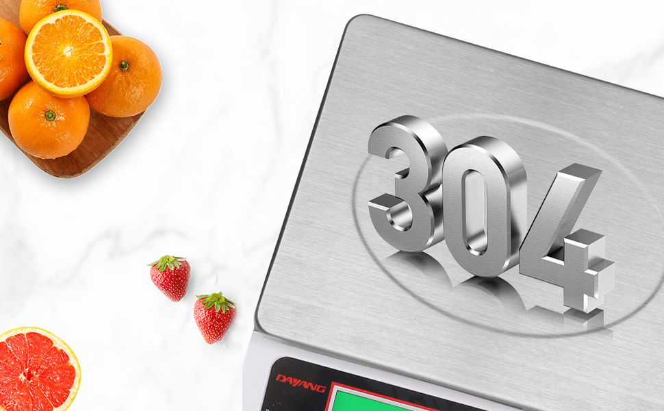 Meat Stainless Steel Price Computing Scale LCD Displa