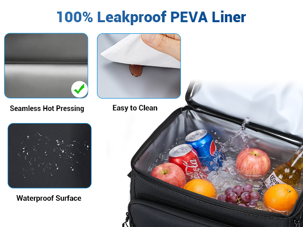 Rolling Cooler for Beach Camping Patio Travel Outdoor Shopping