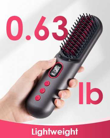 hair straightener brush cordless hair straightener