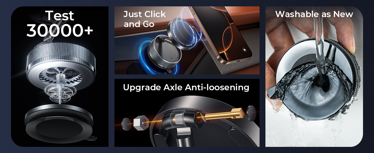 Vacuum Magnetic Phone Holder