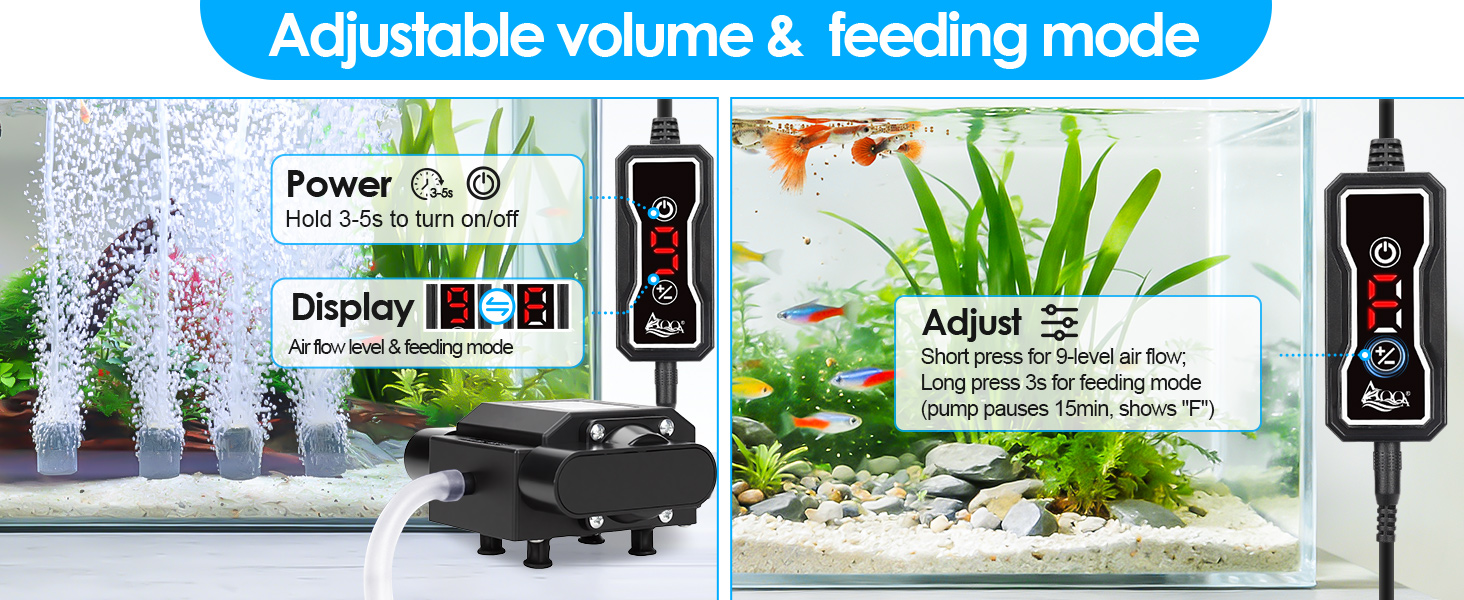 aquarium air pump