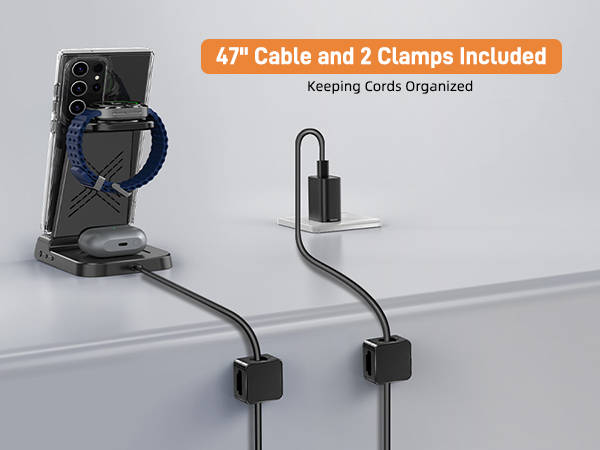 2 Cable Clips Included