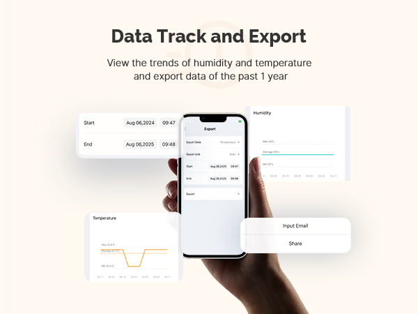 WiFi humidity and temperature monitor