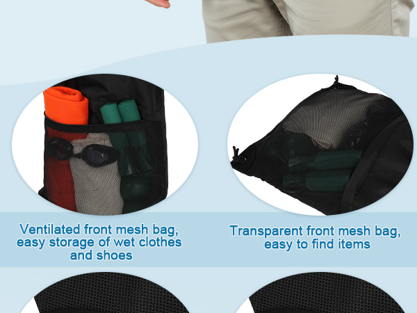TILYMOL bag with reinforced outer pockets securely holds essentials, resists tearing.