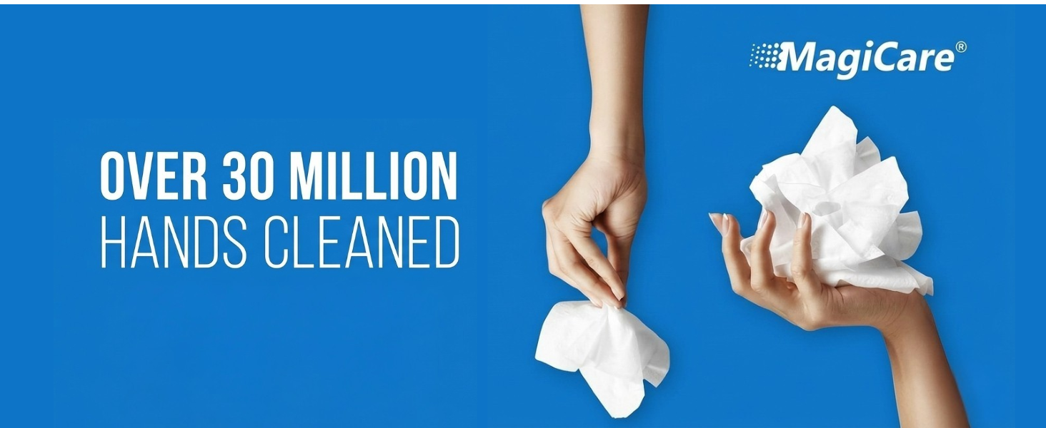 Over 30 million hands cleaned with MagiCare