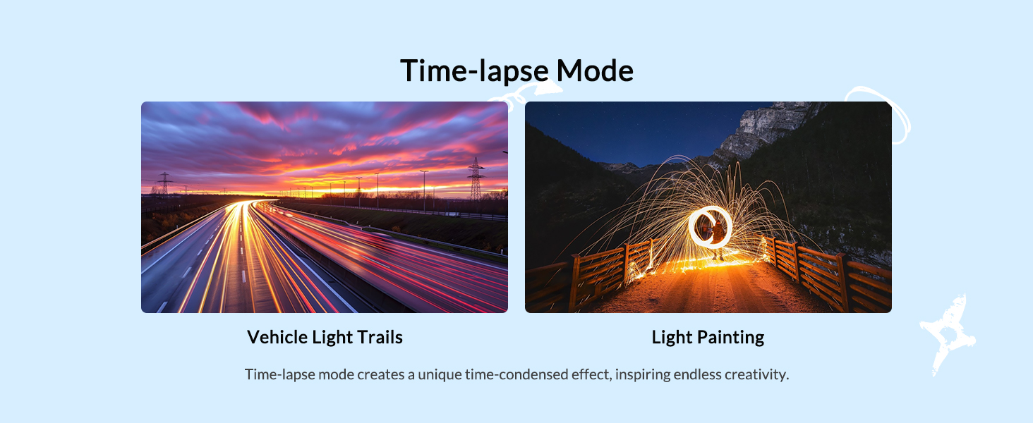 icefox Time-lapse Mode Action Camera