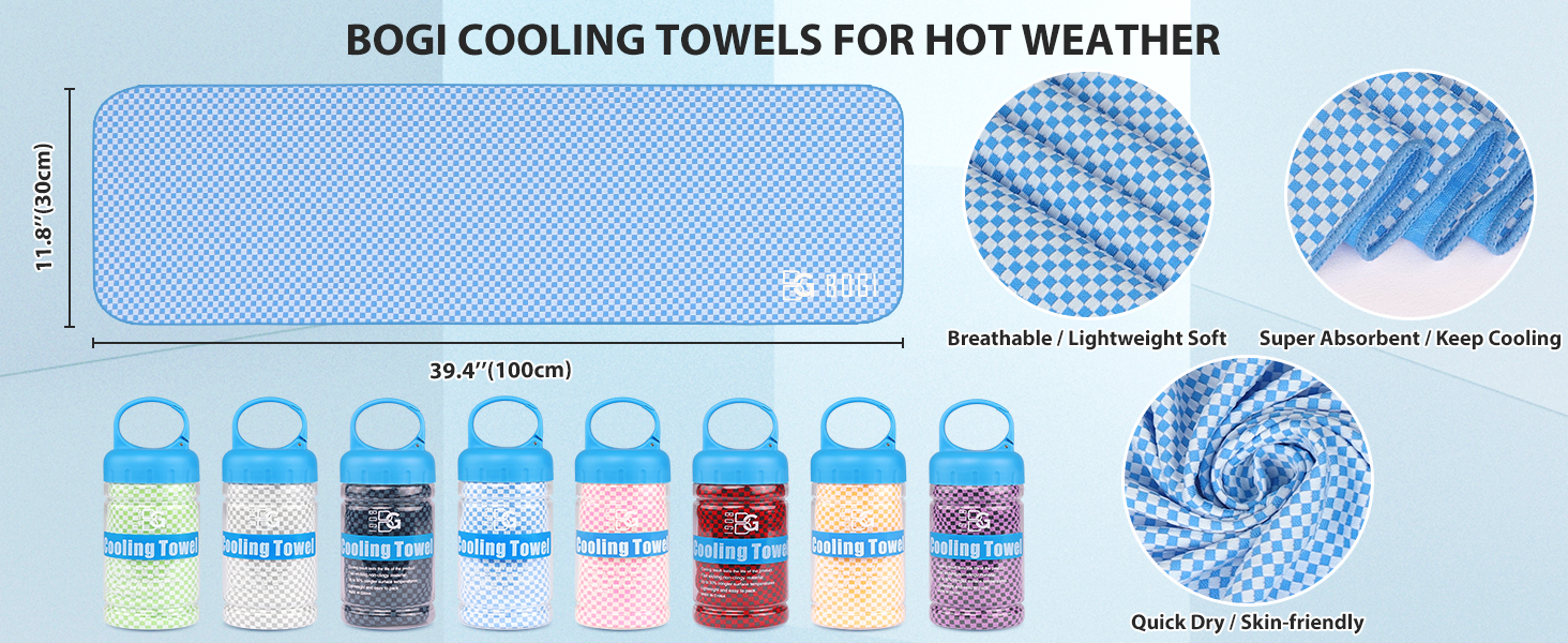 cooling towels for neck and face