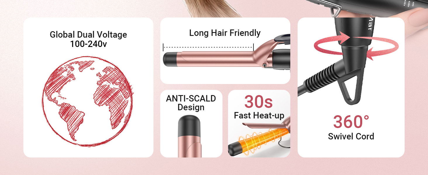 travel curling iron
