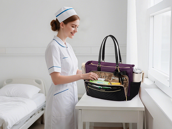 LOVEVOOK Lunch Tote Bag for Women, Insulated Lunch Bag, Large Capacity Teacher Nurse Bag for Work