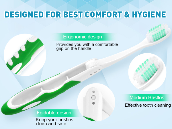 fold toothbrush