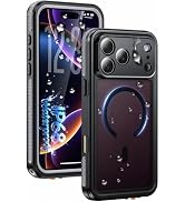 Oterkin Magnetic for Phone 18 Pro Case Waterproof, Translucent Matte Black | Fit for Magsafe, Bui...