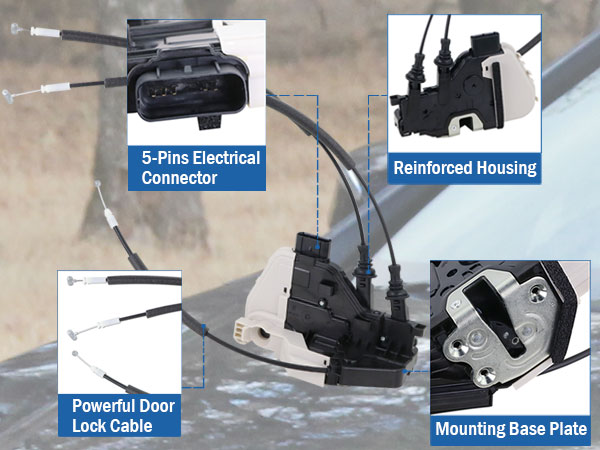 Front Right Passenger Side Door Lock Actuator 81320-2W010 fit for Hyundai Santa Fe XL 2013-2019