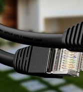 GEARit Cat6 Outdoor Ethernet Cable (25ft) 23AWG Pure Copper, FTP, LLDPE, Waterproof, Direct Buria...