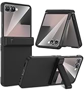 Maxdara for Z Flip 7 Case, Galaxy Z Flip 7 Case with Hinge Protection &amp; Hidden Foldable Kickstand...