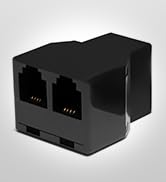 phone cord spliter, telephone splitter 2 line adapter, rj11 splitter