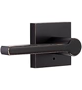 Miseno MLK3022 Lorton Flat Bar Privacy Door Lever Set - Oil Rubbed Bronze