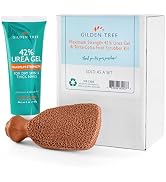 Callus Remover Gel + Foot Scrubber Kit - Pedicure Tools for Dry Cracked Heels