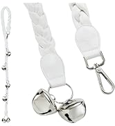 CATHYLIFE Dog Doorbells for Potty Training, PU Leather Puppy Door Bells, Hand-Woven Dog Bells for...