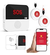 WiFi Rechargable Smart Wireless Caregiver Pager Call Button System Nurse Calling Alert System for...