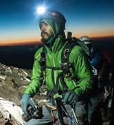 KOLYC Headlamp Rechargeable 5000 High Lumen: Super Bright LED Head Lamp with Motion Sensor, 9 Mod...
