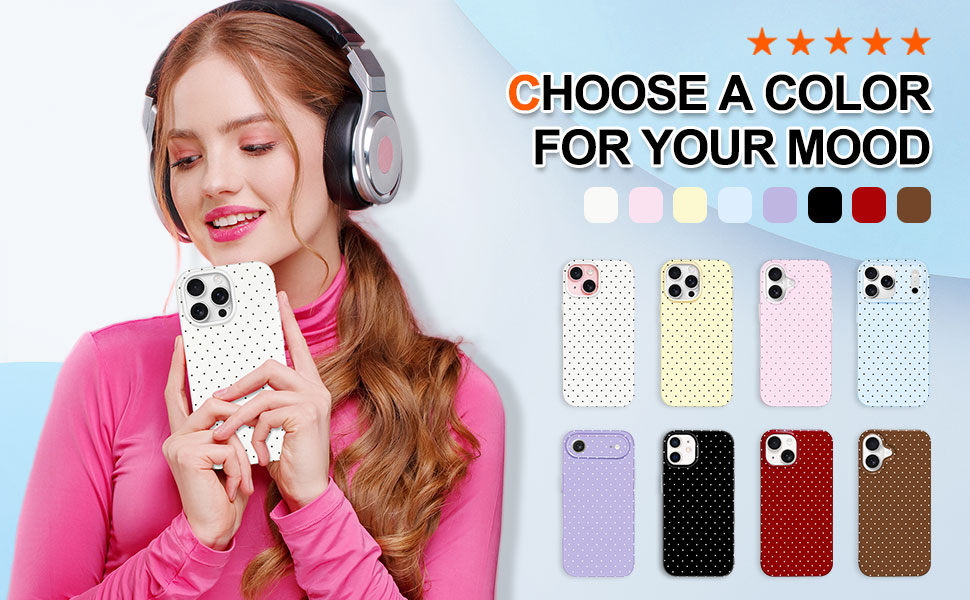 Cute Trendy Polka Dot Design