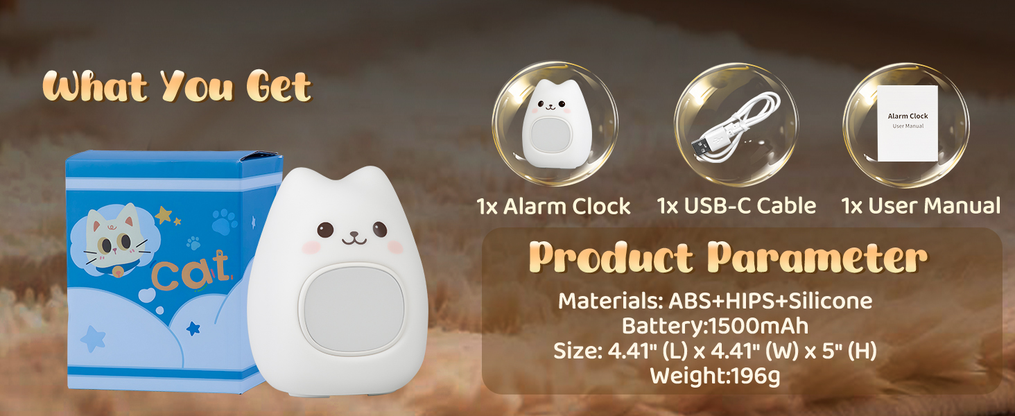 Alarm Clock with Night Light