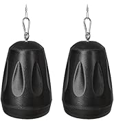 Sound Town 2-Pack 4" All-Weather Pendant Speaker, IP66, Wall Mount, Landscape, 70V/100V/8-Ohm, In...