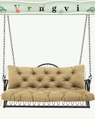 outdoor swing cushions 3 seater
