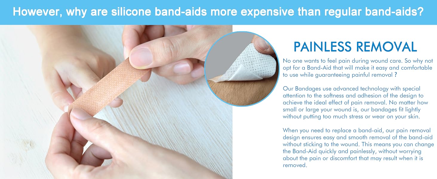 hypoallergenic band-aids one size bandages for sensitive skin
