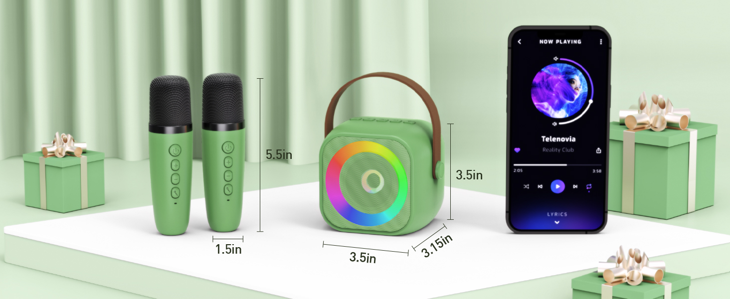 karaoke machine dimension