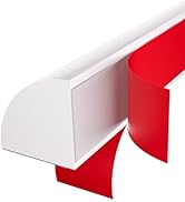 Risunpet Flexible Quarter Round Molding, Mini Peel and Stick Rubber Trim Molding(118Inch)