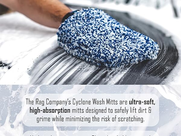 cyclone car wash mitt
