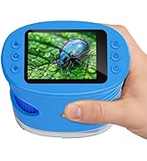 Temodu Kids Microscope 2.0" Screen 1000X Digital Microscope for Kids, Mini Pocket Handheld Micros...