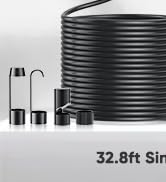 Endoscope Camera with Light,1920P HD Borescope Tools with 8 Adjustable LED Lights, Endoscope with...