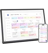 Akimart 10.1 inch Wall Planner Digital Calendar & Chore Chart, Smart Touchscreen Interactive Disp...