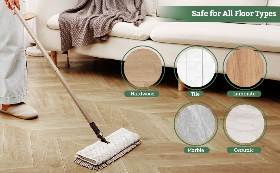 Microfiber Flat Dust Mop