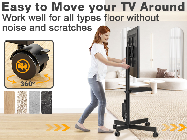 mobile tv stand