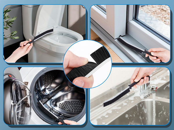 Dryer Vent Brush and Refrigerator Coil Cleaning Brush - Professional Appliance Cleaning Brush Set