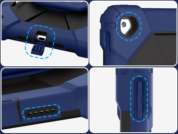 iPad 9th generation kids case perfect fit all controls to easily access all iPad functions