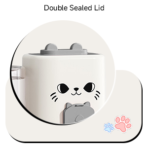 2-in-1 Gravity Pet Feeder and Water Dispenser