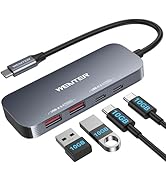 WENTER USB C Hub, 10 Gbps USB C Splitter for Laptops, 4 Ports USB C to USB Hub with 2 USB C & 2 U...