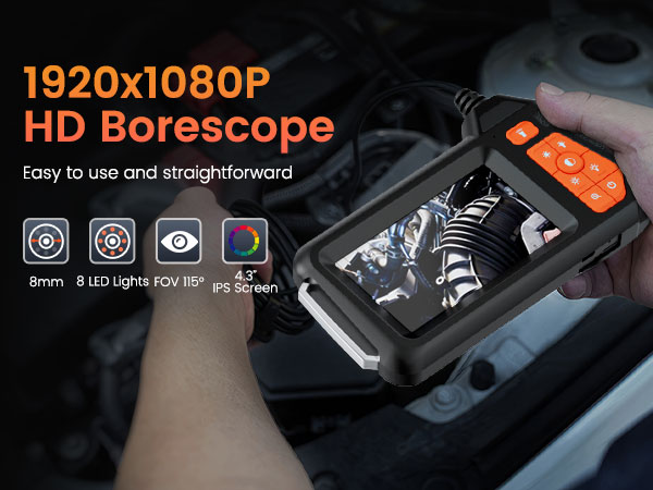 Endoscope Camera with Light