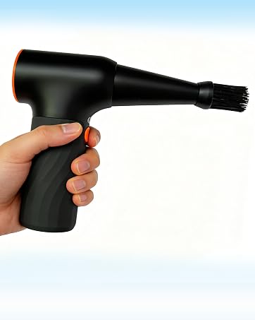 130000RPM High-Power PC Cleaner, 3 Speeds, Rechargeable Mini Blower