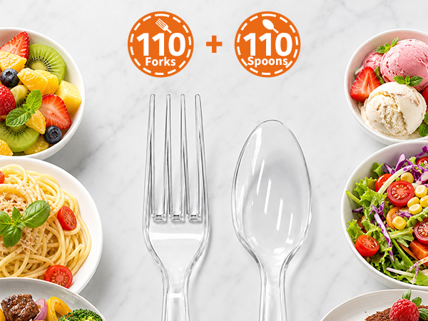 Plastic Spoons &amp; Forks
