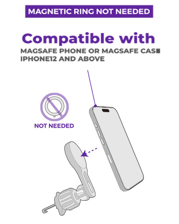 LISEN Magsafe Car Mount