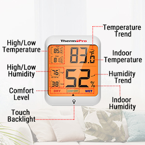 hygrometer indoor humidity reader home thermometer indoor thermometer humidity gauge