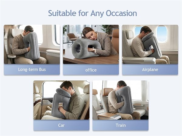 inflatable neck pillow