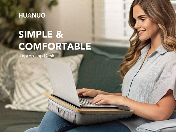 HNLD12 laptop lap desk lap desk with cushion laptop stand for bed for adults