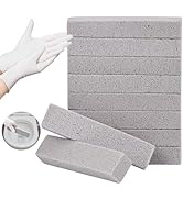 Herda 10 Pack Pumice Stone for Toilet Bowl Cleaning, Powerfully Scouring Stick for Cleaning Hard ...